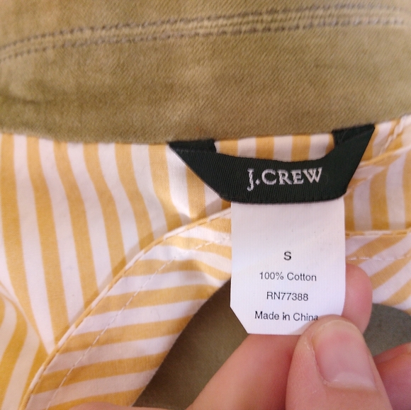 J. CREW Green Velvet Jacket - Picture 8 of 11